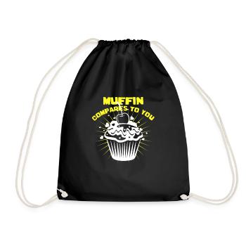 Muffin - Turnbeutel - Schwarz - Vorne