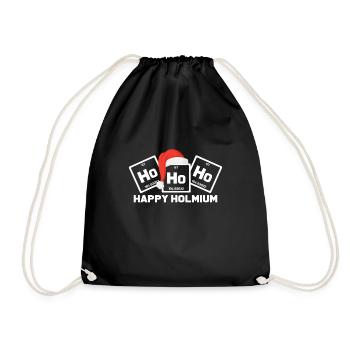 Tableau périodique de Noël - Sac de sport léger - noir - Devant