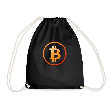 Bitcoin - Turnbeutel - Schwarz - Vorne