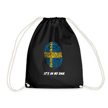 It's in my DNA Sweden T-shirt - Sac de sport léger - noir - Devant