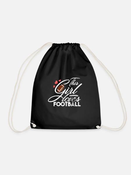 American Football - Turnbeutel - Schwarz