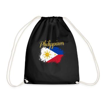 Philippines Philippine - Sac de sport léger - noir - Devant