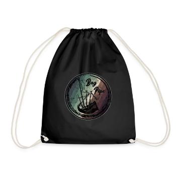 Cornemuse Ecosse Vintage Art - Sac de sport léger - noir - Devant