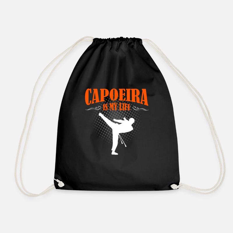 La capoeira est ma vie - Sac de sport léger - noir