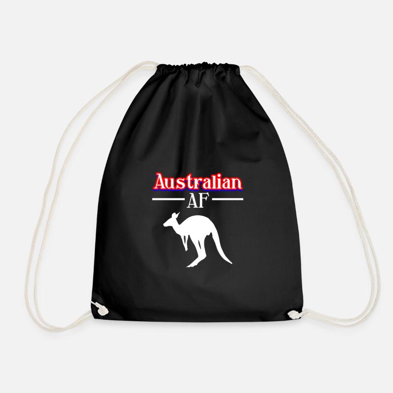 Australien - Turnbeutel - Schwarz