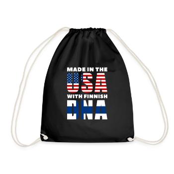 Etats-Unis Finlande - Sac de sport léger - noir - Devant