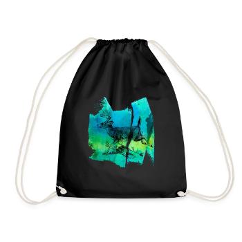 Roe Rehbuck Fawn Red Deer Wild T Shirt - Drawstring Bag - black - Front