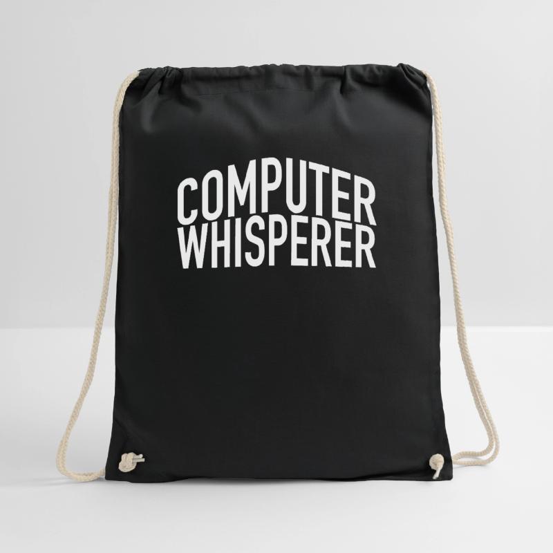 Computer Whisperer Tech Support IT Support IT Nerd Drawstring Bag