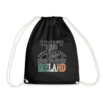 Irlande Traitement - Sac de sport léger - noir - Devant