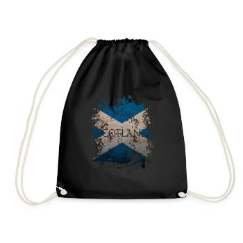 SCOTLAND Flag Scotland Flag Flag Fatherland - Drawstring Bag - black - Front