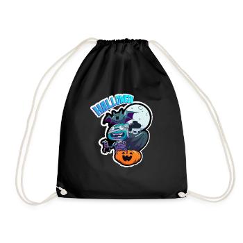 Cadeau de vitesse d'Halloween - Sac de sport léger - noir - Devant