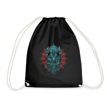 Ganesha - LIMITED BLUE EDITION - Turnbeutel - Schwarz - Vorne
