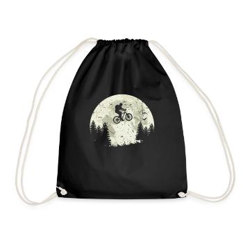 Lune conduite de vélo - Sac de sport léger - noir - Devant