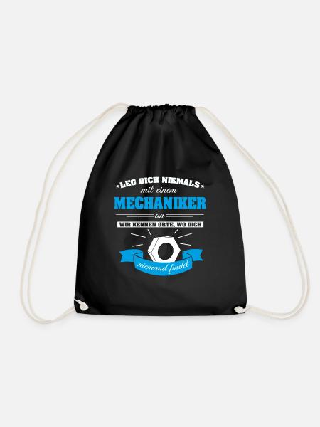 Mechaniker - Turnbeutel - Schwarz