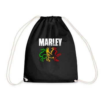 Marley - Turnbeutel - Schwarz - Vorne
