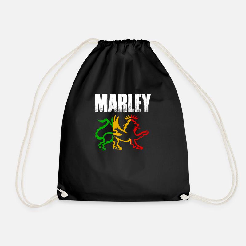 Marley - Drawstring Bag - black