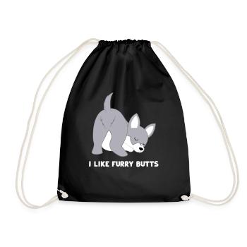Husky - Drôle - Husky - Husky Sibérien - Sac de sport léger - noir - Devant
