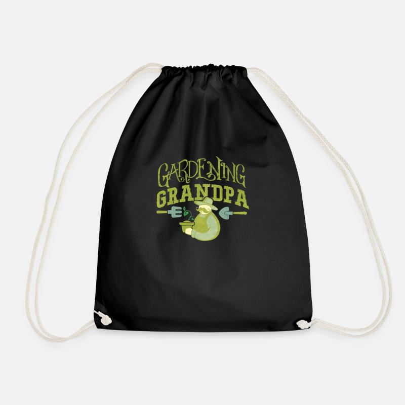 Garten Opa Gartenbau Hobby Bekleidung und - Turnbeutel - Schwarz