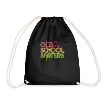 Patineurs old school - Sac de sport léger - noir - Devant