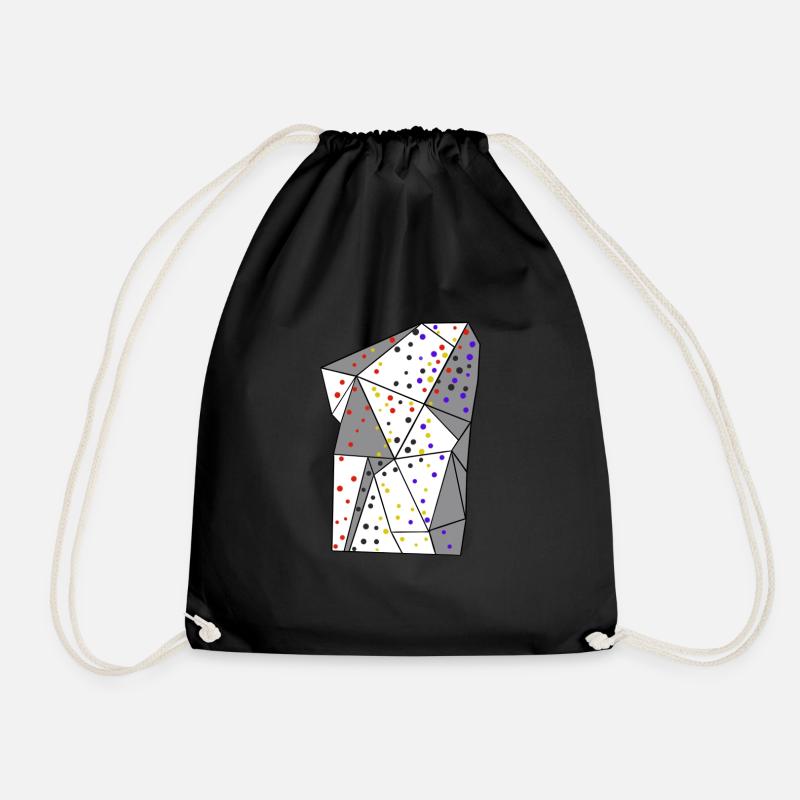 Klettern Bouldern Berge Geschenk Kletterwand - Turnbeutel - Schwarz