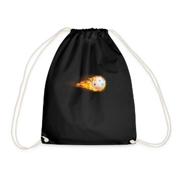 Floorball, cadeau, anniversaire, sport - Sac de sport léger - noir - Devant