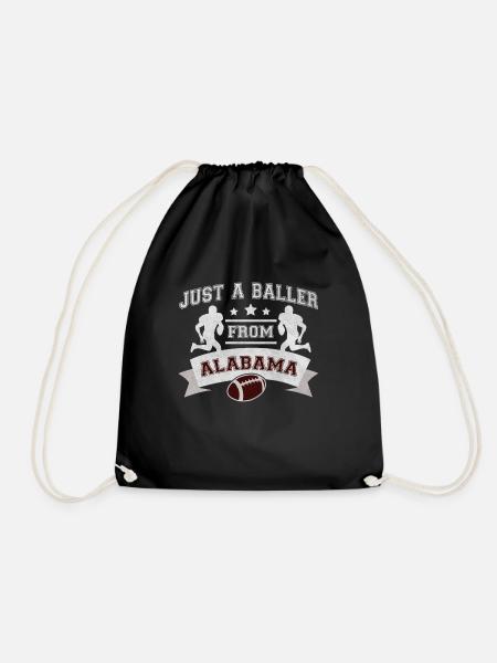 Nur ein Baller von Alabama Football Player - Turnbeutel - Schwarz