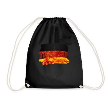 Germany flag shirt autumn shirt - Drawstring Bag - black - Front