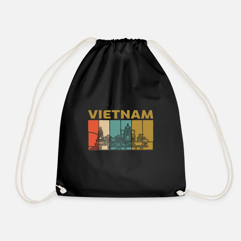 Vietnam - Turnbeutel - Schwarz