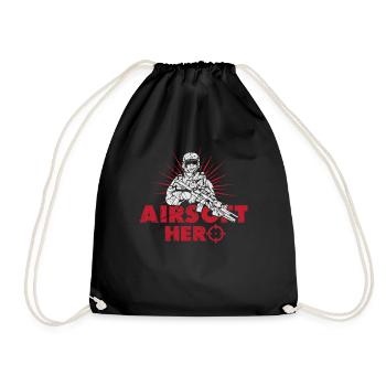 Airsoft - Sac de sport léger - noir - Devant