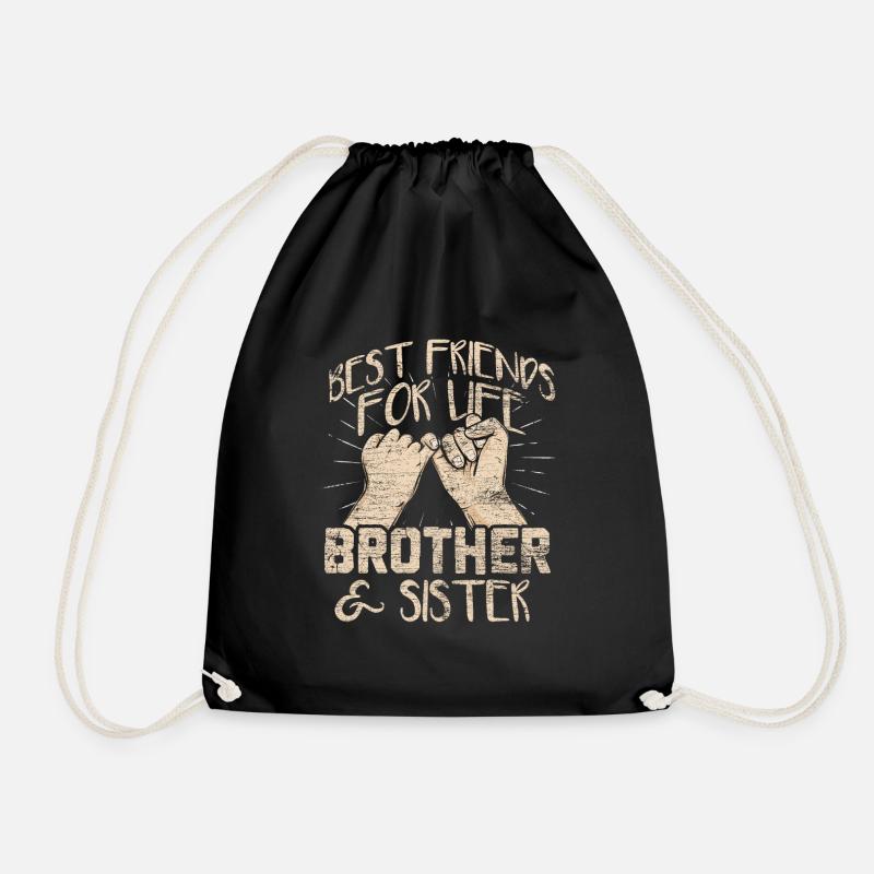 Amis de la fratrie - Sac de sport léger - noir