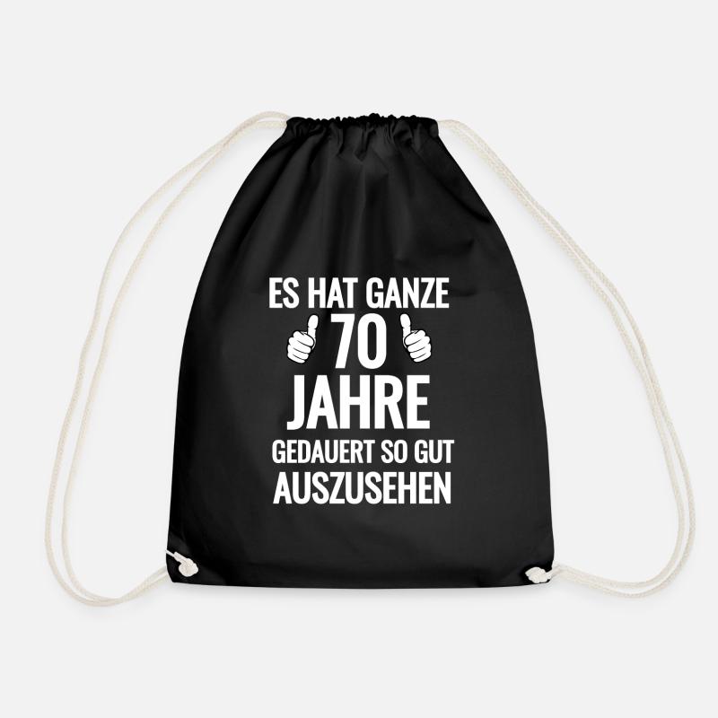 70e anniversaire 70 ans - Sac de sport léger - noir