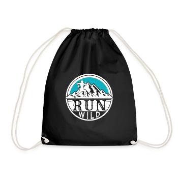 Courez à fond - Sac de sport léger - noir - Devant