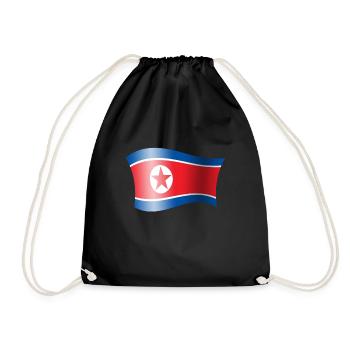 Corée du Nord drapeau Corée drapeau Corée - Sac de sport léger - noir - Devant