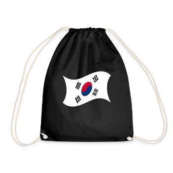 Corée du Nord drapeau Corée cadeau Corée - Sac de sport léger - noir - Devant