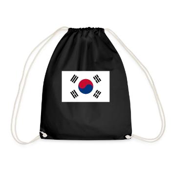 Corée du Nord drapeau de la Corée du Sud cadeau Corée - Sac de sport léger - noir - Devant
