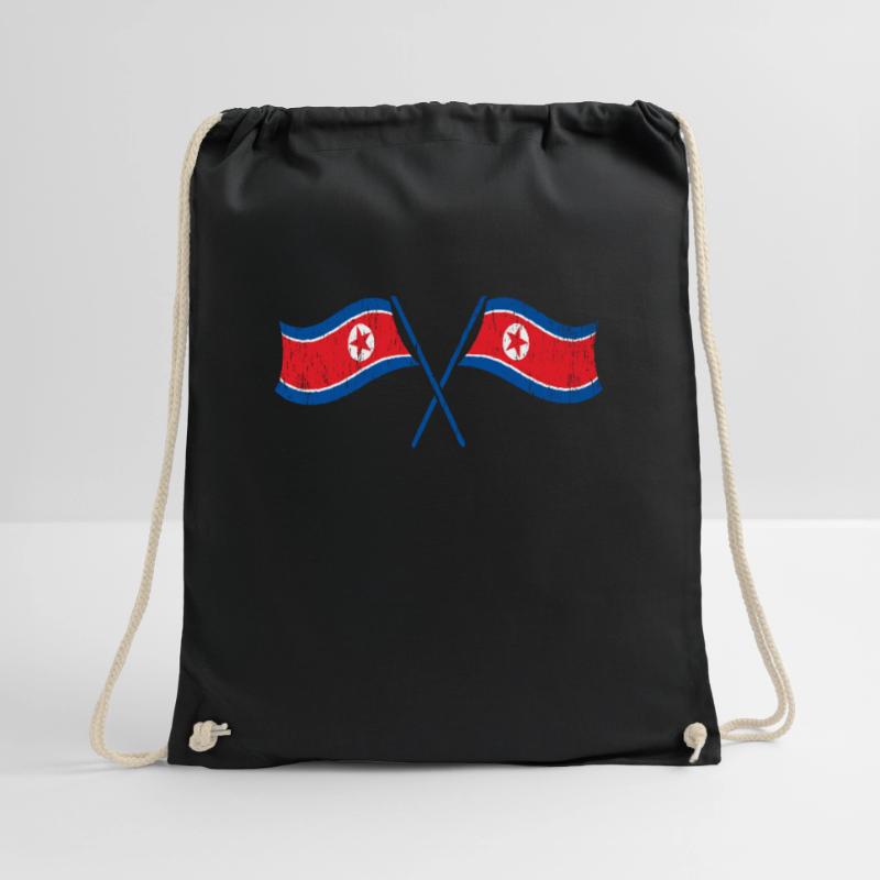 Corée du Nord drapeau de la Corée du Sud bannière Corée Sac de sport léger