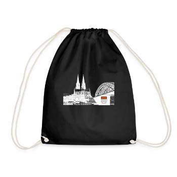 Cathédrale de Cologne - Sac de sport léger - noir - Devant