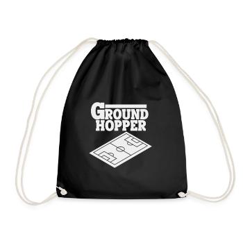 Collects Stadiums of Football Idea - Drawstring Bag - black - Front