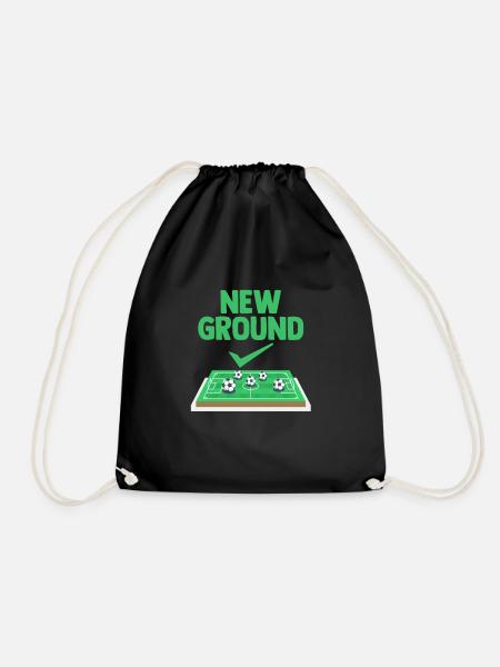Groundhopper hat ein neues Stadion Hobby Sport - Turnbeutel - Schwarz
