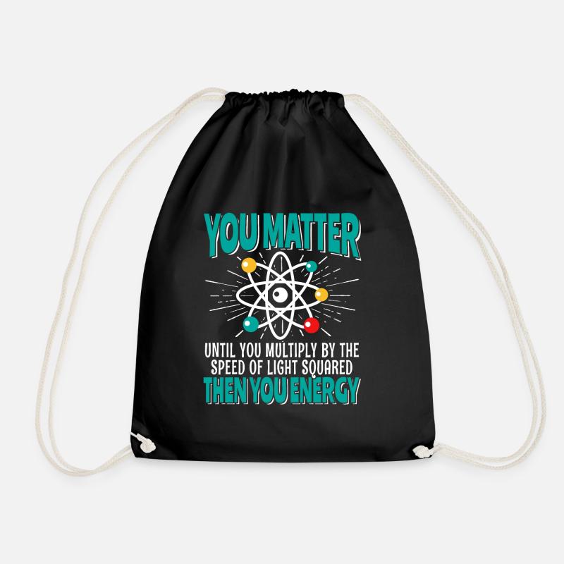 Physiker Professor Spruch Elemente Geschenk - Turnbeutel - Schwarz