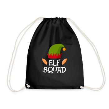 onze squad Noël advent onze elfe fee cadeau - Sac de sport léger - noir - Devant