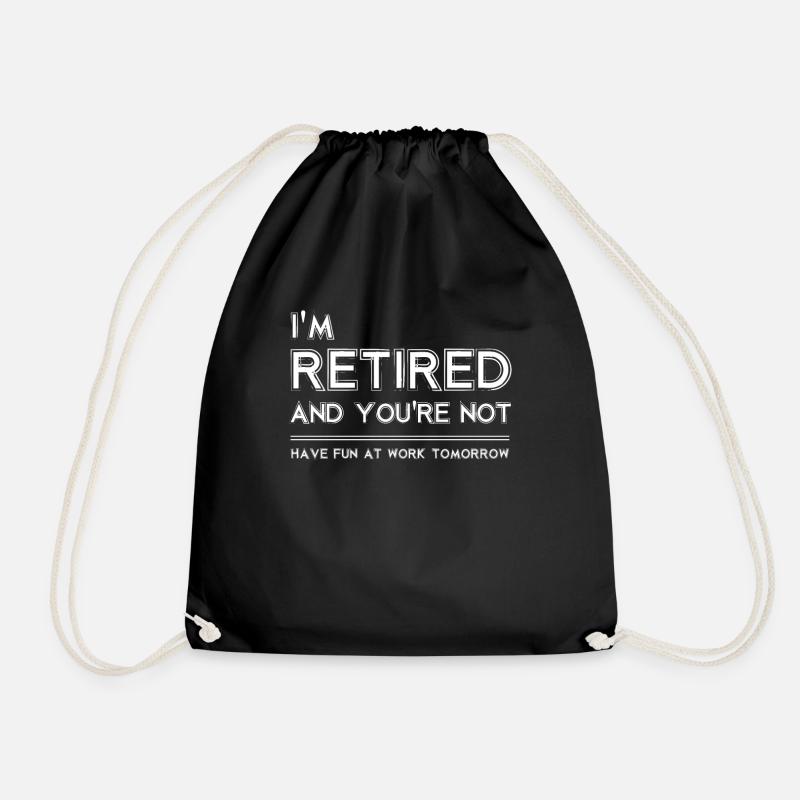 retraité - Sac de sport léger - noir