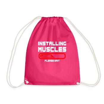 muscles - Sac de sport léger - fuchsia - Devant