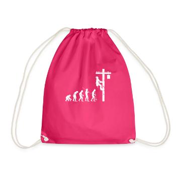 Evolution électricien - Sac de sport léger - fuchsia - Devant