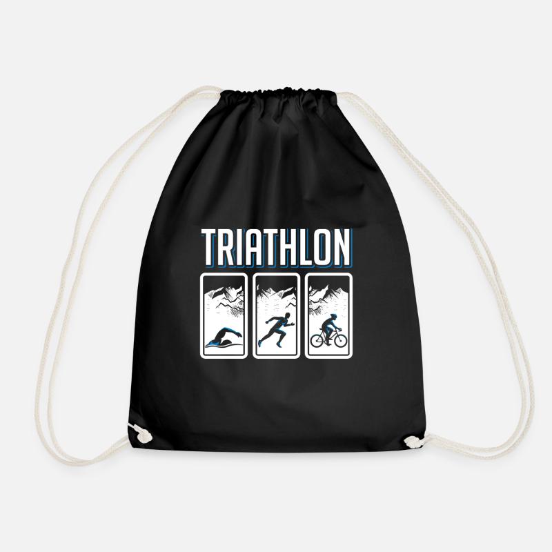 Triathlon - Turnbeutel - Schwarz