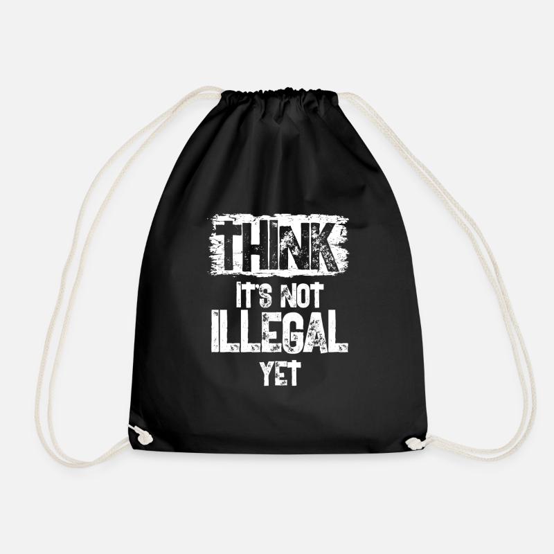 Think - Turnbeutel - Schwarz