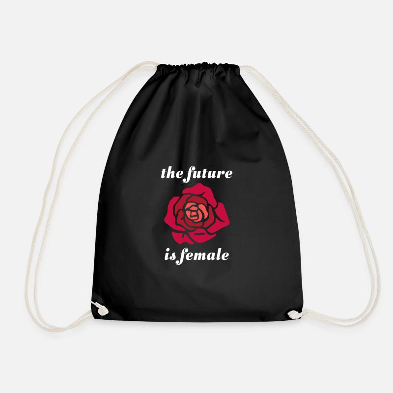 the future is female - Turnbeutel - Schwarz