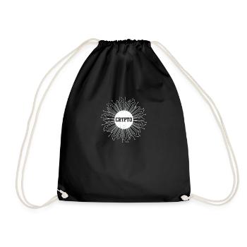 Crypto T-Shirt - Drawstring Bag - black - Front