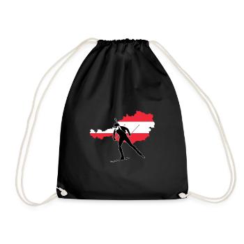 Saison Biathlon Autriche Autriche en cadeau - Sac de sport léger - noir - Devant
