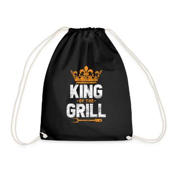 Barbecue barbecue - Drawstring Bag - black - Front